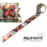 Aall and Create Maker's Magic 25mm 10m Washi Tape Techno-Tweet (AALL-MT-124)