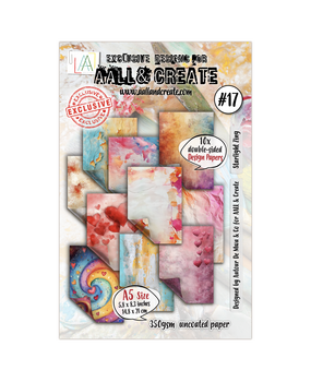 Aall and Create Maker's Magic A5 Design Paper Starlight Zing (AALL-PA-017)