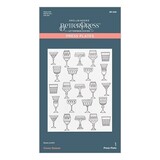 Spellbinders Classy Glasses Press Plate (BP-209) (DISCONTINUED)