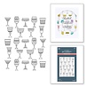 Spellbinders Classy Glasses Press Plate (BP-209)