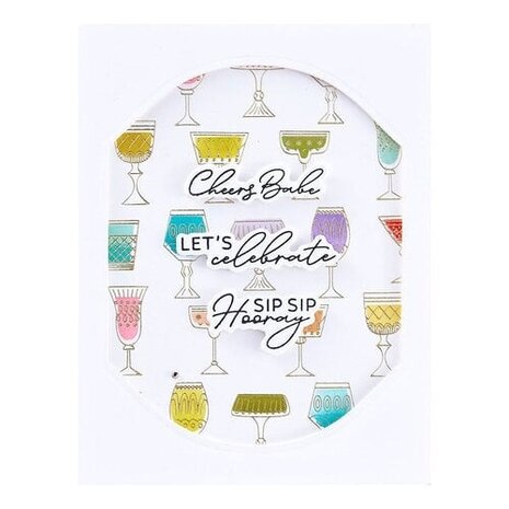 Spellbinders Classy Glasses Press Plate (BP-209)