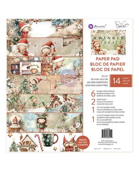 Prima Marketing Twinkle & Treats 12x12 Inch Paper Pad (680152) Prima Marketing Twinkle & Treats 12x12 Inch Paper Pad (680152)