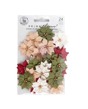 Prima Marketing Twinkle & Treats Flowers Holiday Blooms (24pcs) (680329) Prima Marketing Twinkle & Treats Flowers Holiday Blooms (24pcs) (680329)