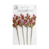 Prima Marketing Twinkle & Treats Flowers Christmas Berries (4pcs) (680336)