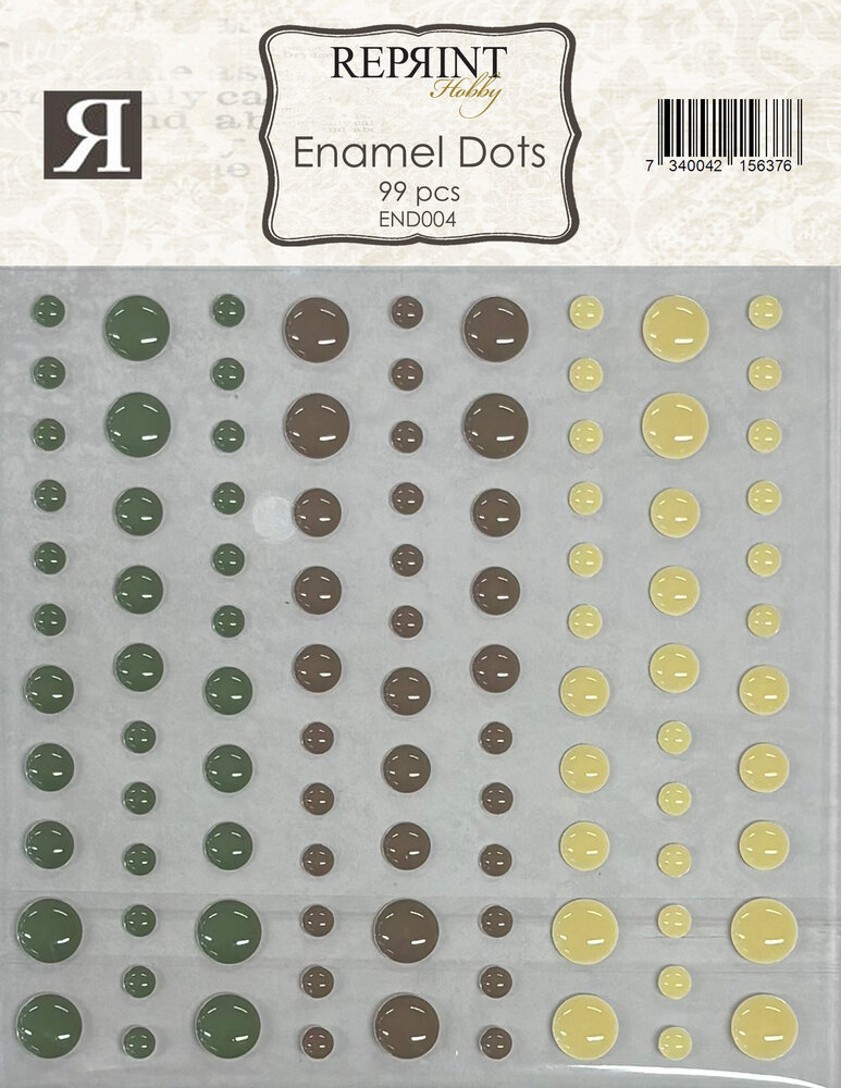 Reprint Home For Christmas Enamel Dost (99pcs) (END004)