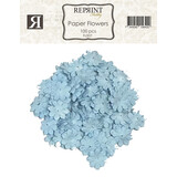 Reprint Paper Flowers Blue (100pcs) (FL007)