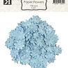 Reprint Paper Flowers Blue (100pcs) (FL007)