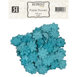 Reprint Paper Flowers Turqouise (100pcs) (FL008)