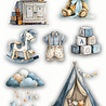 Reprint Happiness Baby Boy 10x16cm Stickers (RS031)