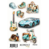 Reprint Masculine Moments 10x16cm Stickers (RS032)