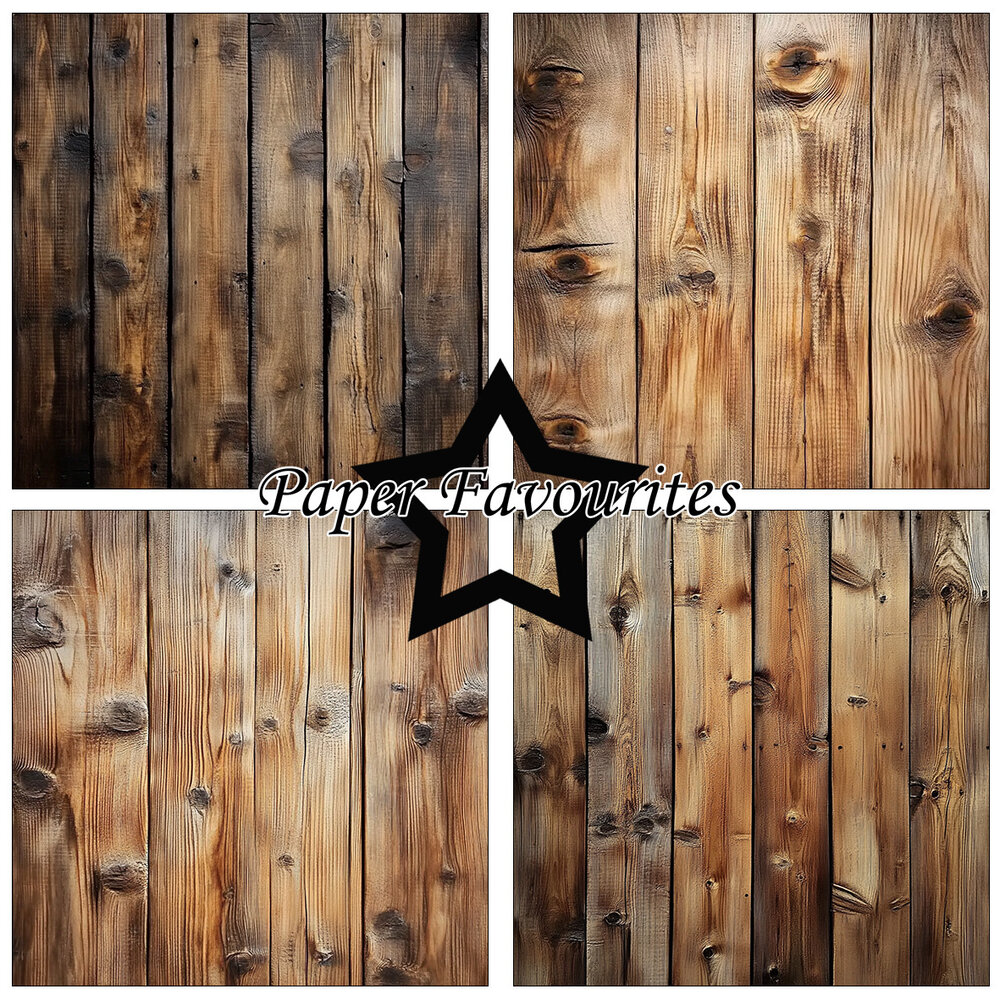 Paper Favourites Wood 12x12 Inch Paper Pad (PF763)