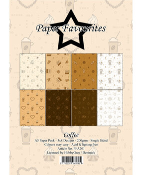 Paper Favourites Coffee A5 Paper Pad (PFA201)