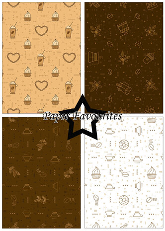 Paper Favourites Coffee A5 Paper Pad (PFA201)