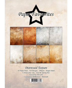 Paper Favourites Distressed Texture A5 Paper Pad (PFA203)