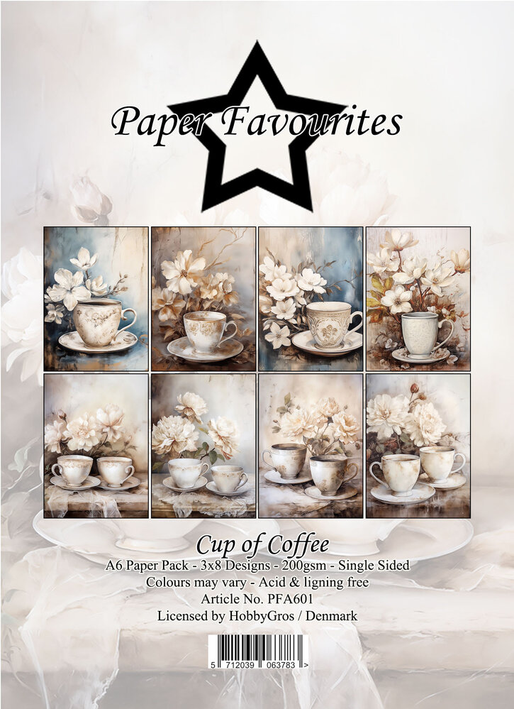 Paper Favourites Cup of Coffee A6 Paper Pad (PFA601)