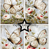 Paper Favourites Grunge Butterflies A6 Paper Pad (PFA602)
