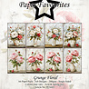 Paper Favourites Grunge Floral A6 Paper Pad (PFA603)