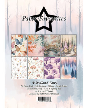 Paper Favourites Woodland Fairy A6 Paper Pad (PFA604)
