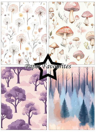 Paper Favourites Woodland Fairy A6 Paper Pad (PFA604)
