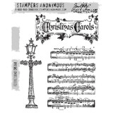 Stampers Anonymous Festive Sounds Tim Holtz Cling Stamps (CMS048)