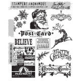 Stampers Anonymous Mini Holiday Tim Holtz Cling Stamps (CMS066)