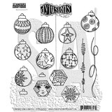 Stampers Anonymous Hanging Your Baubles Dylusions Cling Stamps (DYR10033)