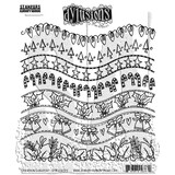 Stampers Anonymous Christmas Borders Dylusions Cling Stamps (DYR10035)