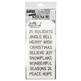 Stampers Anonymous Christmas Tim Holtz Layering Stencil (THS030)