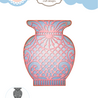 Elizabeth Craft Designs Bohemian Rose Die Delicate Fancy Vase (2311)