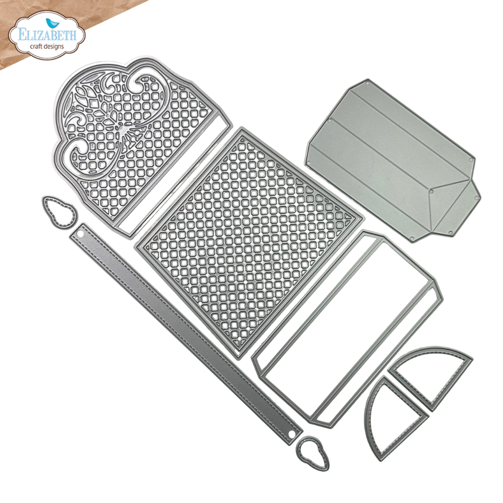 Elizabeth Craft Designs Bohemian Rose Die Delicate Fancy Purse (2309)