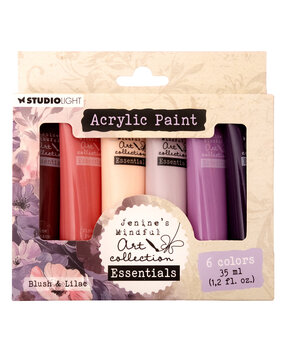 Studio Light Blush & Lilac Essentials Acrylic Paint 6x35ml (JMA-ES-ACP46)