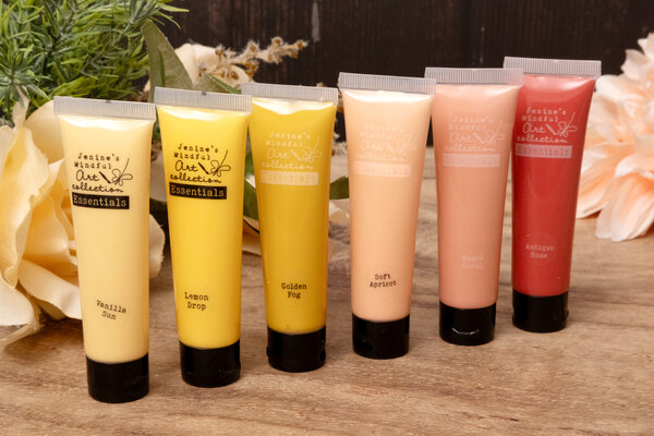 Studio Light Amber & Rose Essentials Acrylic Paint 6x35ml (JMA-ES-ACP48)