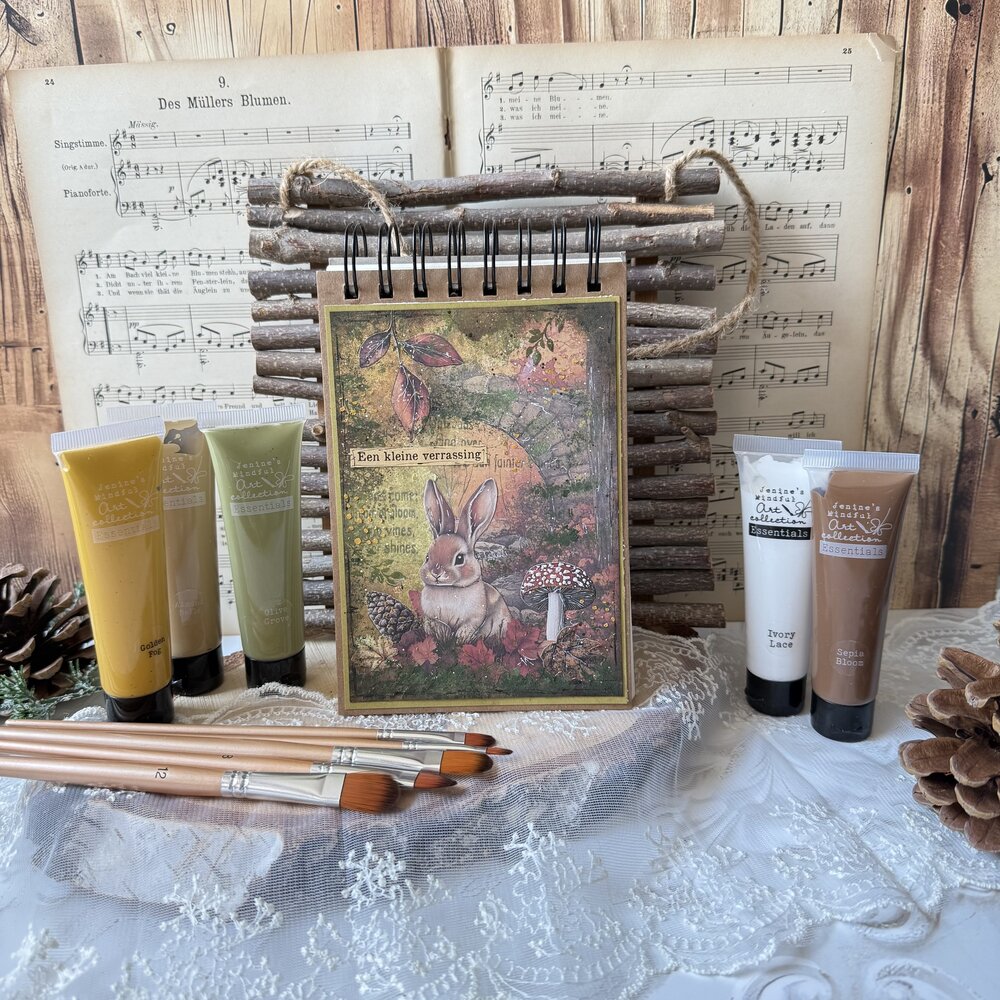 Studio Light Amber & Rose Essentials Acrylic Paint 6x35ml (JMA-ES-ACP48)