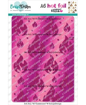 CarlijnDesign Hot Foil A6 Vlammenzee (CDHF-0084)
