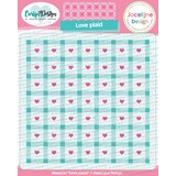 CarlijnDesign Stencils Love Plaid (CDJD-0068)