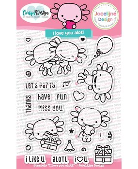 CarlijnDesign Stempels Love you Alotl (CDJD-0069)