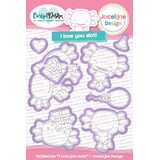 CarlijnDesign Snijmallen Love you Alotl (CDJD-0070)