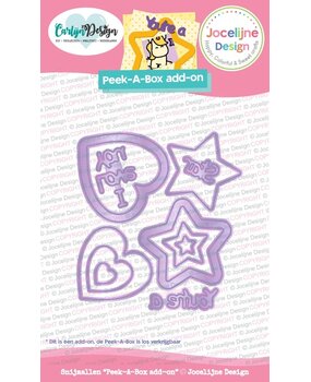 CarlijnDesign Snijmallen Peek-a-Box Add-On (CDJD-0072)