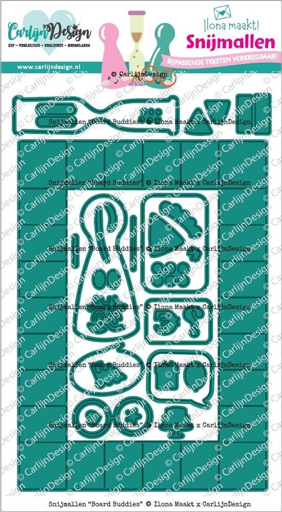 CarlijnDesign Snijmallen Board Buddies (CDSN-0343) CarlijnDesign Snijmallen Board Buddies (CDSN-0343)