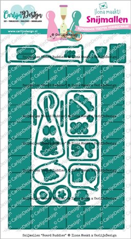 CarlijnDesign Snijmallen Board Buddies (CDSN-0343) CarlijnDesign Snijmallen Board Buddies (CDSN-0343)