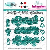 CarlijnDesign Snijmallen Spelletjes Woorden (CDSN-0344)
