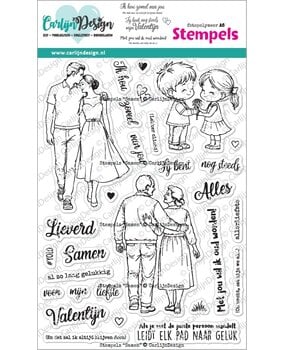 CarlijnDesign Stempels Samen (CDST-0160)