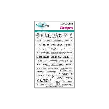 CarlijnDesign Stempels Gamers 2 (CDST-0164)