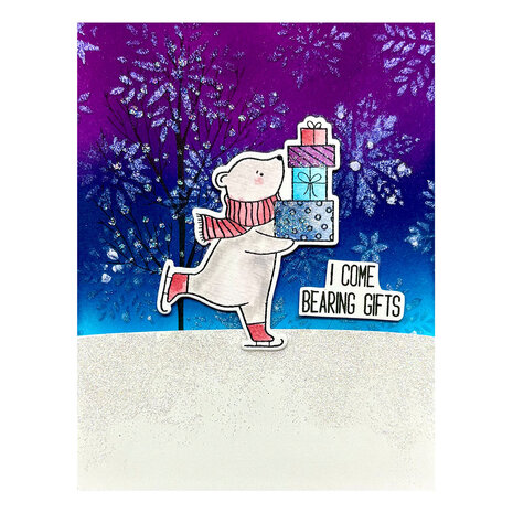 Spellbinders Simon Hurley Etched Dies Skating By (S4-1480) Spellbinders Simon Hurley Etched Dies Skating By (S4-1480)