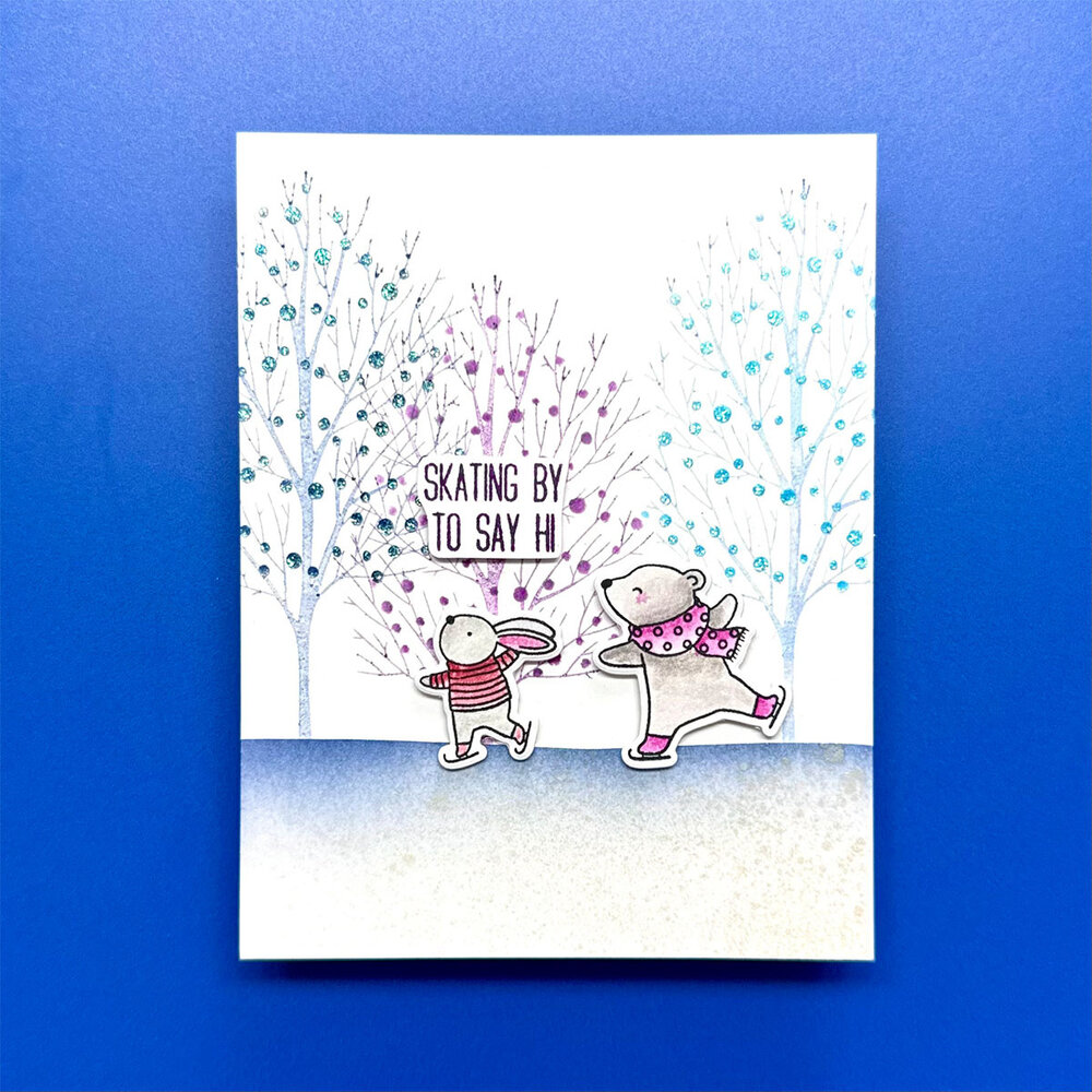 Spellbinders Simon Hurley Etched Dies Skating By (S4-1480) Spellbinders Simon Hurley Etched Dies Skating By (S4-1480)