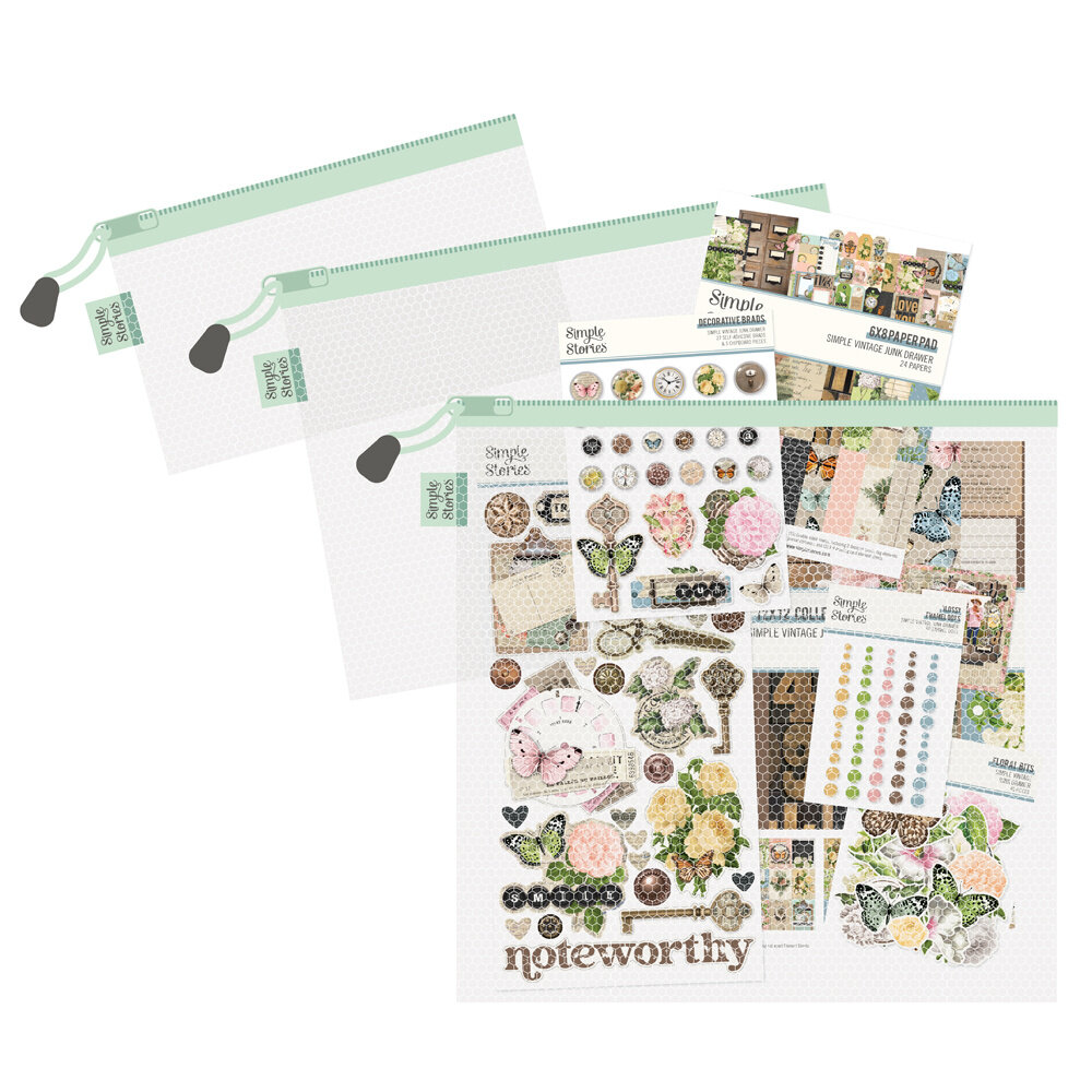 Simple Stories Simple Stories Craft Storage Pouch Small (25685) Simple Stories Simple Stories Craft Storage Pouch Small (25685)