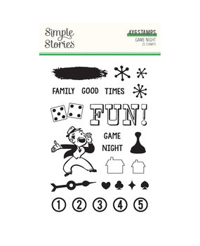 Simple Stories Game Night Stamps (26116) Simple Stories Game Night Stamps (26116)