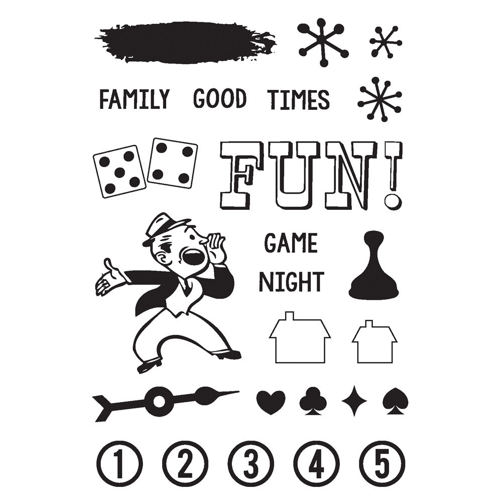 Simple Stories Game Night Stamps (26116)