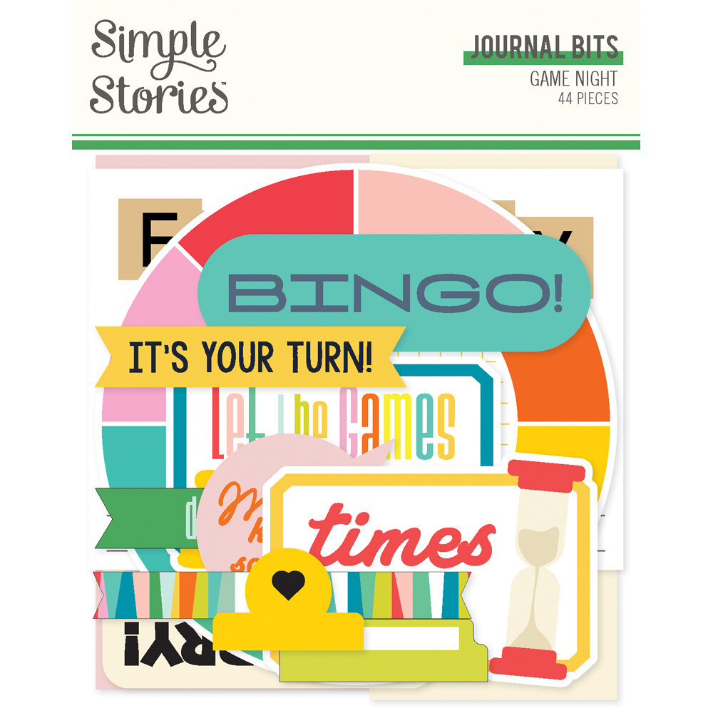 Simple Stories Game Night Journal Bits & Pieces (26119)