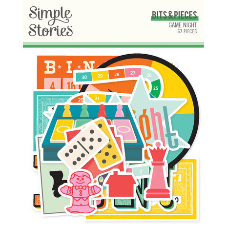 Simple Stories Game Night Bits & Pieces (26118)